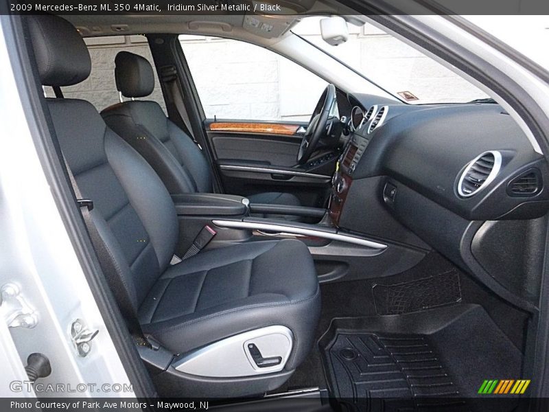 Iridium Silver Metallic / Black 2009 Mercedes-Benz ML 350 4Matic