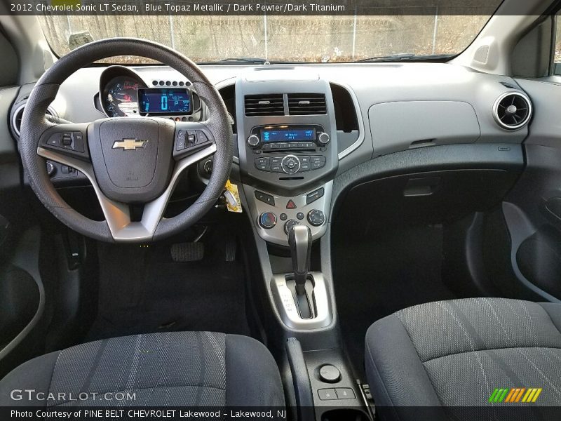 Blue Topaz Metallic / Dark Pewter/Dark Titanium 2012 Chevrolet Sonic LT Sedan