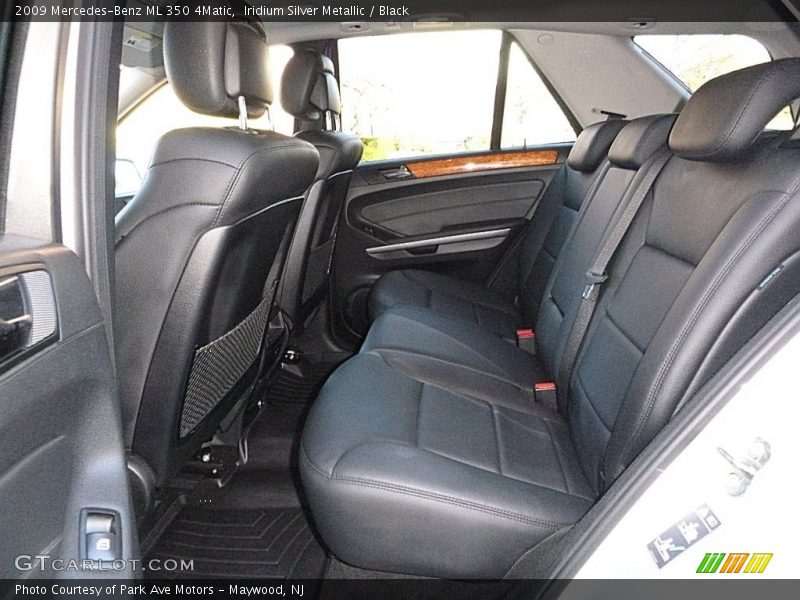 Iridium Silver Metallic / Black 2009 Mercedes-Benz ML 350 4Matic