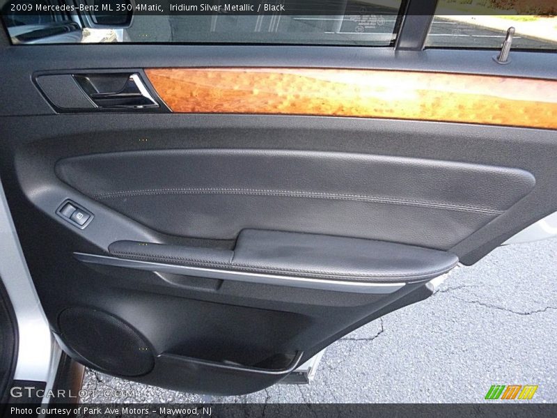 Iridium Silver Metallic / Black 2009 Mercedes-Benz ML 350 4Matic