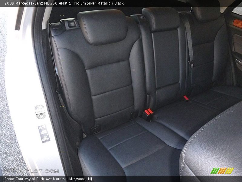 Iridium Silver Metallic / Black 2009 Mercedes-Benz ML 350 4Matic