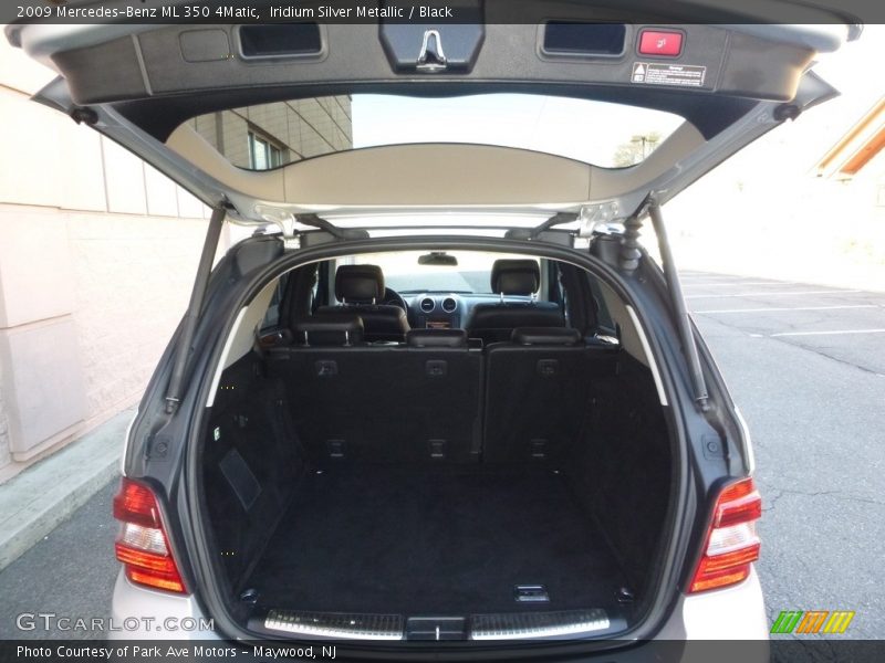 Iridium Silver Metallic / Black 2009 Mercedes-Benz ML 350 4Matic