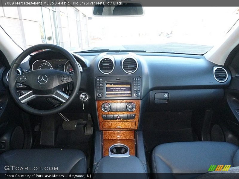 Iridium Silver Metallic / Black 2009 Mercedes-Benz ML 350 4Matic
