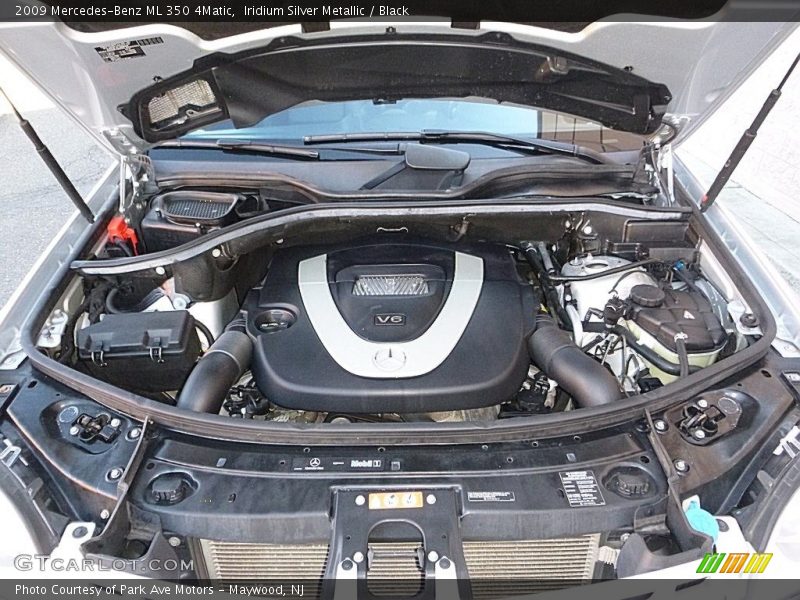 Iridium Silver Metallic / Black 2009 Mercedes-Benz ML 350 4Matic