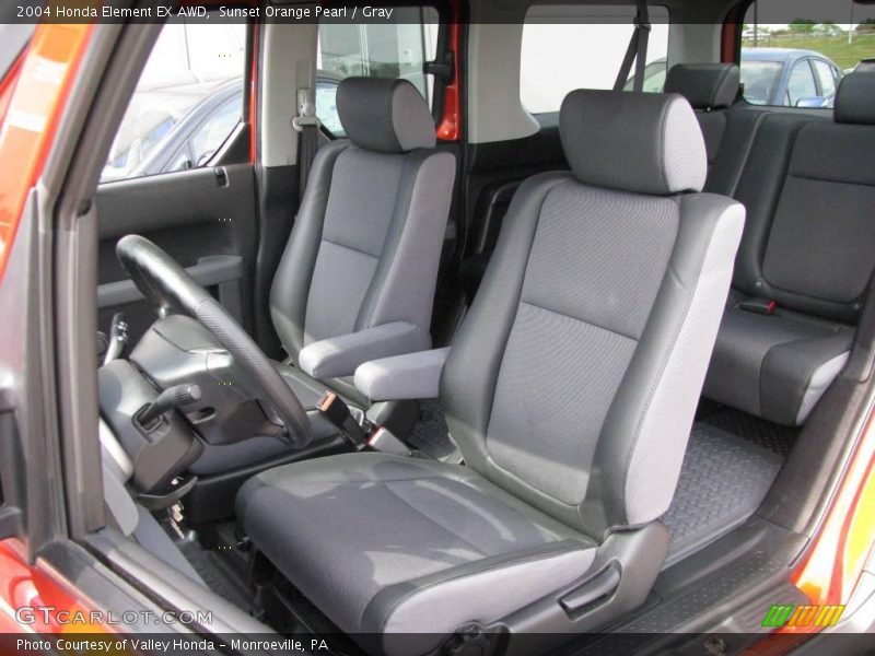 Sunset Orange Pearl / Gray 2004 Honda Element EX AWD