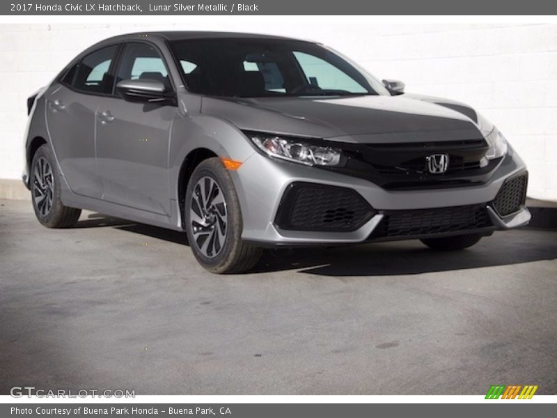 Front 3/4 View of 2017 Civic LX Hatchback