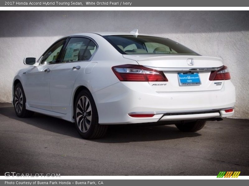 White Orchid Pearl / Ivory 2017 Honda Accord Hybrid Touring Sedan