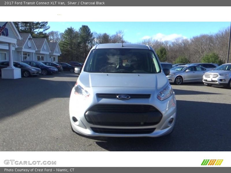 Silver / Charcoal Black 2017 Ford Transit Connect XLT Van