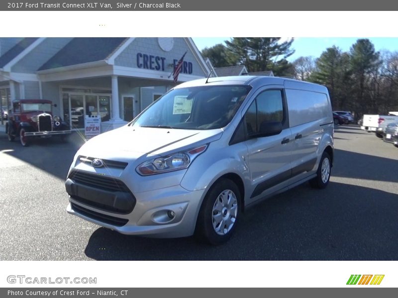 Silver / Charcoal Black 2017 Ford Transit Connect XLT Van