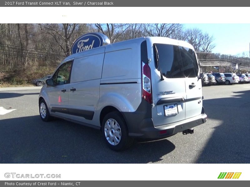 Silver / Charcoal Black 2017 Ford Transit Connect XLT Van