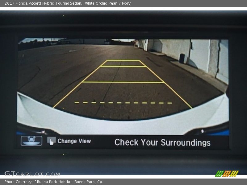 White Orchid Pearl / Ivory 2017 Honda Accord Hybrid Touring Sedan