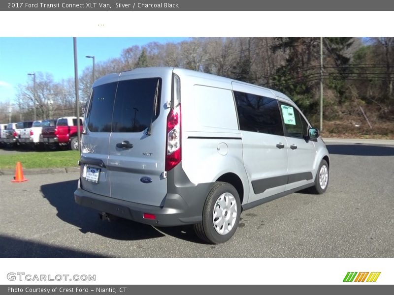 Silver / Charcoal Black 2017 Ford Transit Connect XLT Van