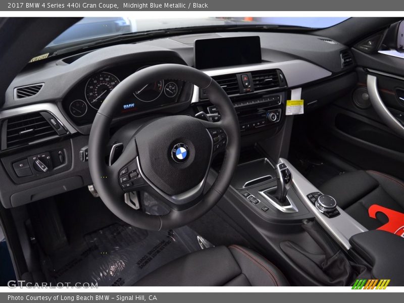 Midnight Blue Metallic / Black 2017 BMW 4 Series 440i Gran Coupe