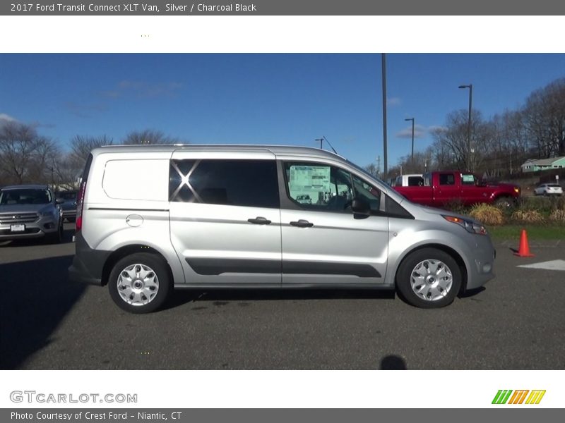 Silver / Charcoal Black 2017 Ford Transit Connect XLT Van