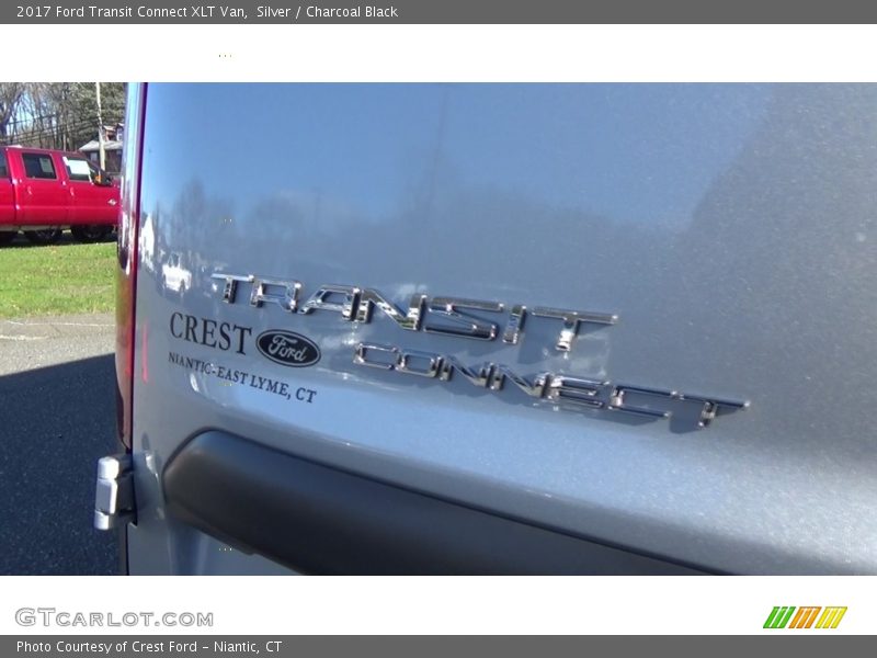 Silver / Charcoal Black 2017 Ford Transit Connect XLT Van