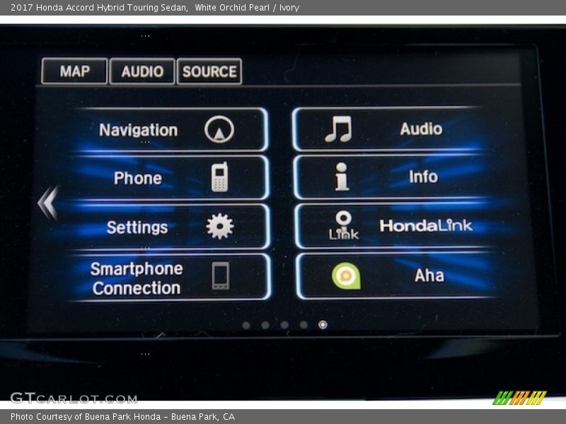 White Orchid Pearl / Ivory 2017 Honda Accord Hybrid Touring Sedan