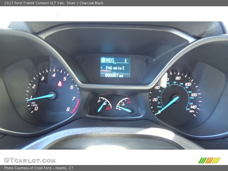 Silver / Charcoal Black 2017 Ford Transit Connect XLT Van