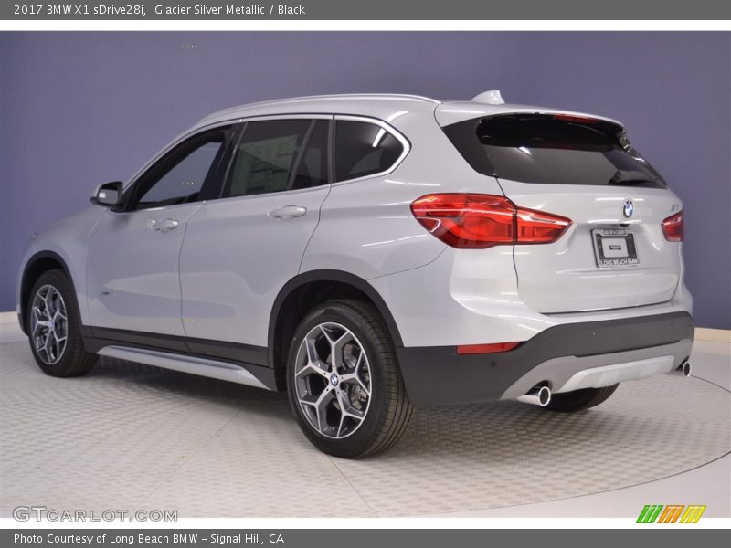 Glacier Silver Metallic / Black 2017 BMW X1 sDrive28i