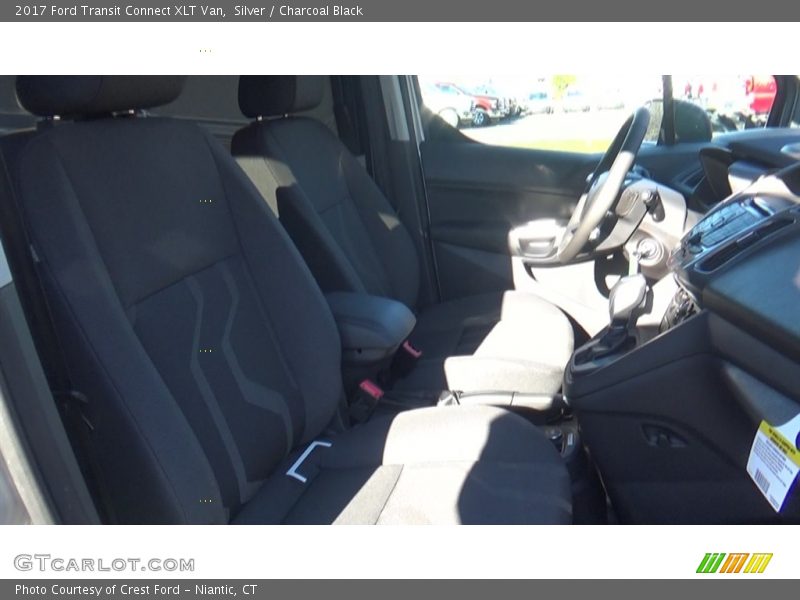 Silver / Charcoal Black 2017 Ford Transit Connect XLT Van