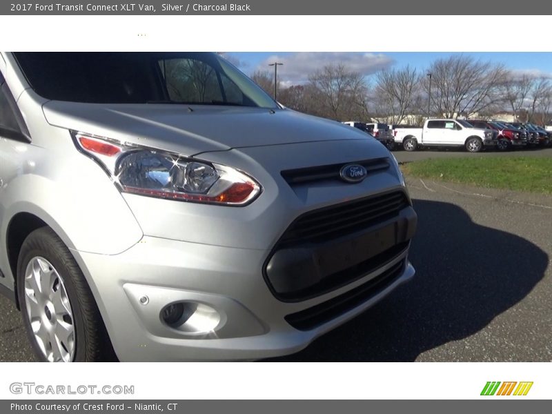 Silver / Charcoal Black 2017 Ford Transit Connect XLT Van