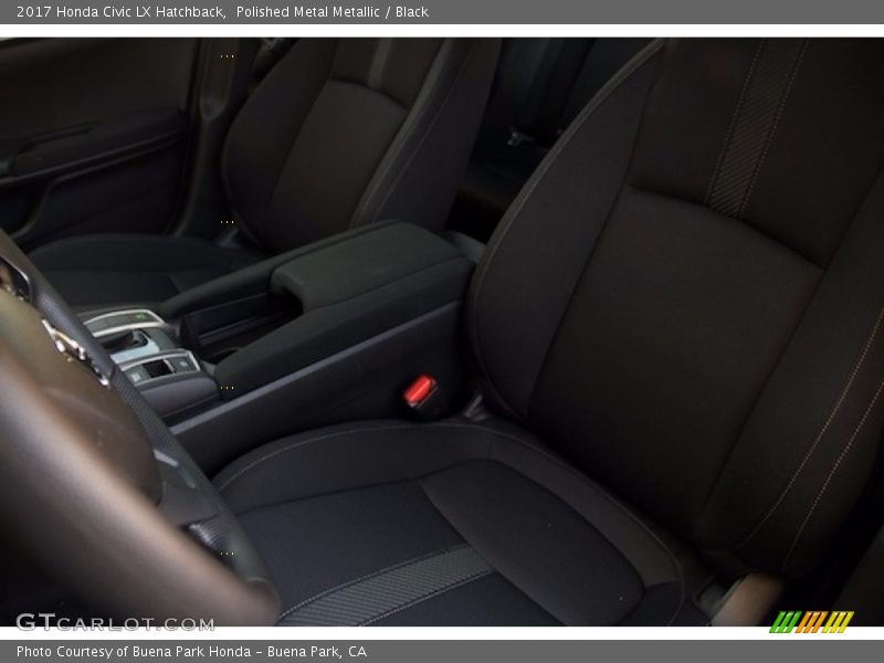 Polished Metal Metallic / Black 2017 Honda Civic LX Hatchback