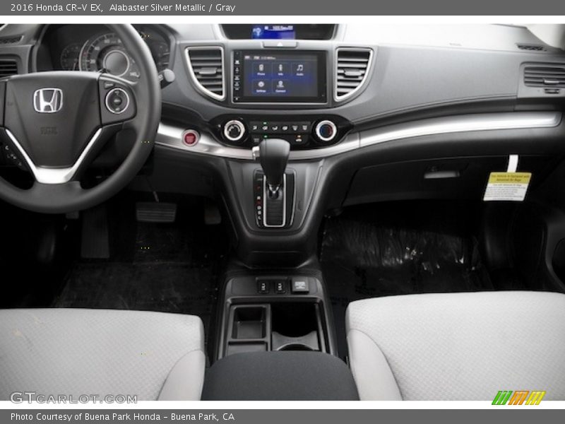 Alabaster Silver Metallic / Gray 2016 Honda CR-V EX