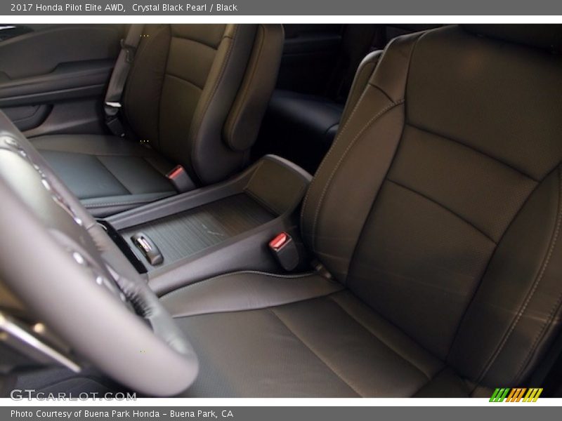 Front Seat of 2017 Pilot Elite AWD
