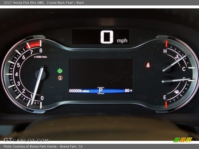  2017 Pilot Elite AWD Elite AWD Gauges