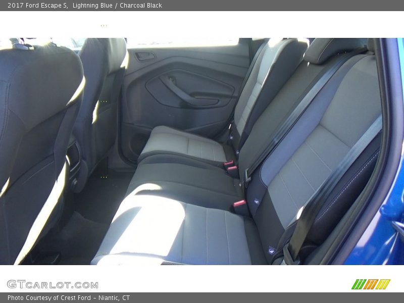 Lightning Blue / Charcoal Black 2017 Ford Escape S