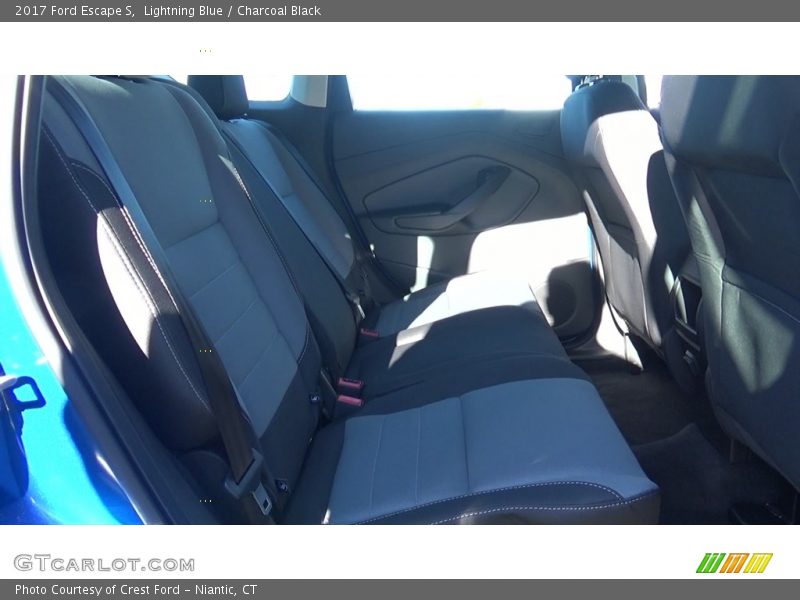 Lightning Blue / Charcoal Black 2017 Ford Escape S