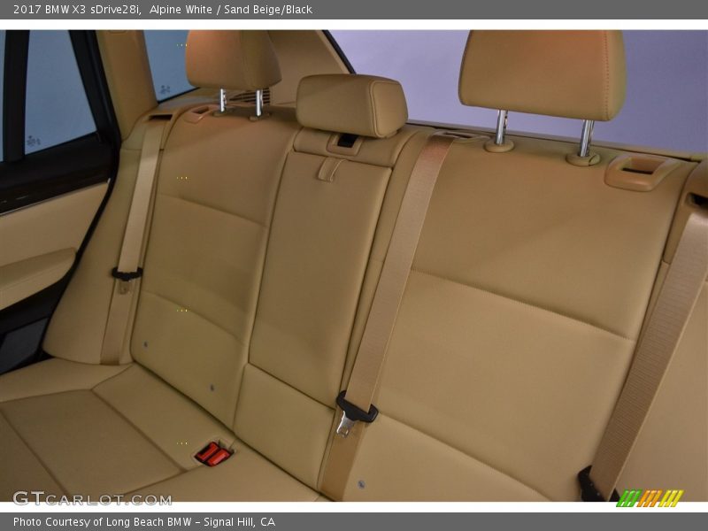 Alpine White / Sand Beige/Black 2017 BMW X3 sDrive28i