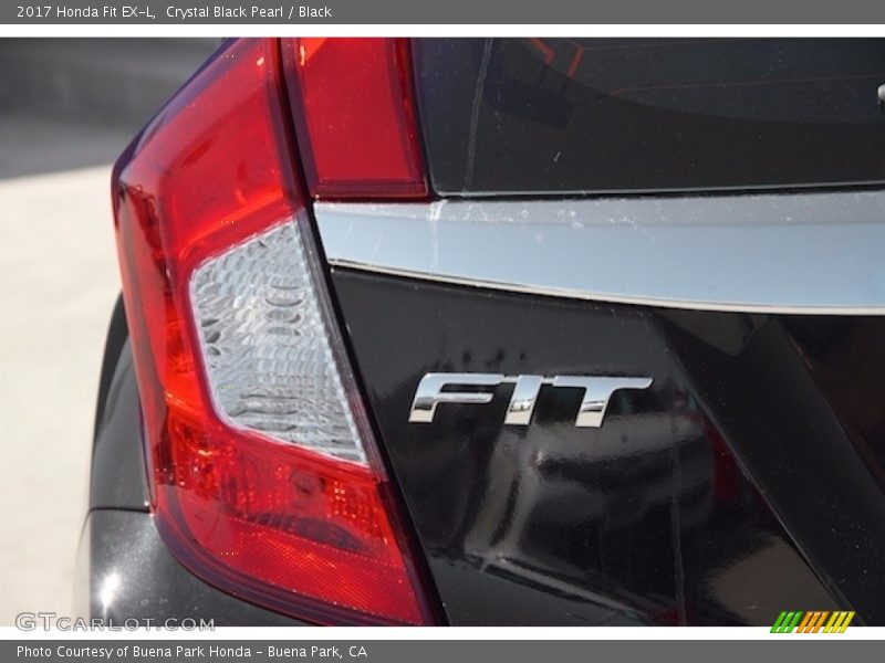 Crystal Black Pearl / Black 2017 Honda Fit EX-L
