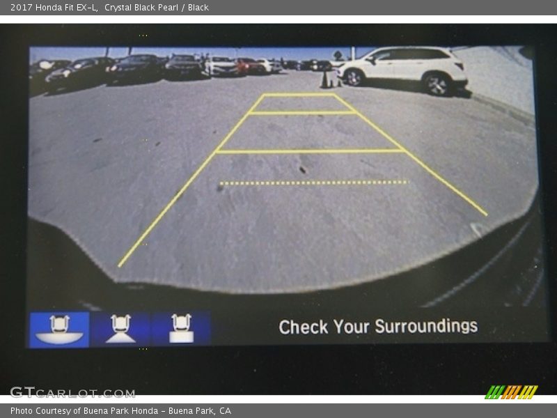 Crystal Black Pearl / Black 2017 Honda Fit EX-L