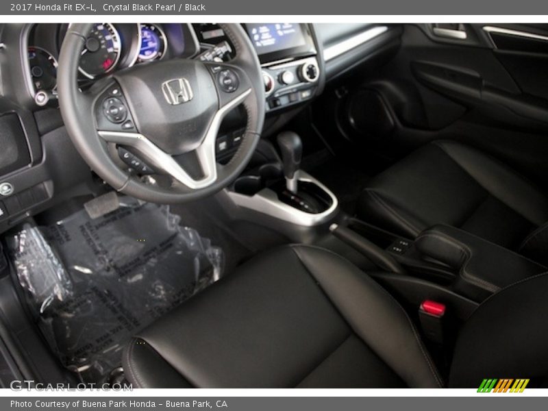  2017 Fit EX-L Black Interior