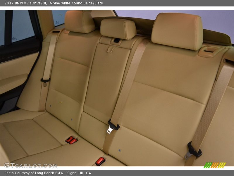 Alpine White / Sand Beige/Black 2017 BMW X3 sDrive28i