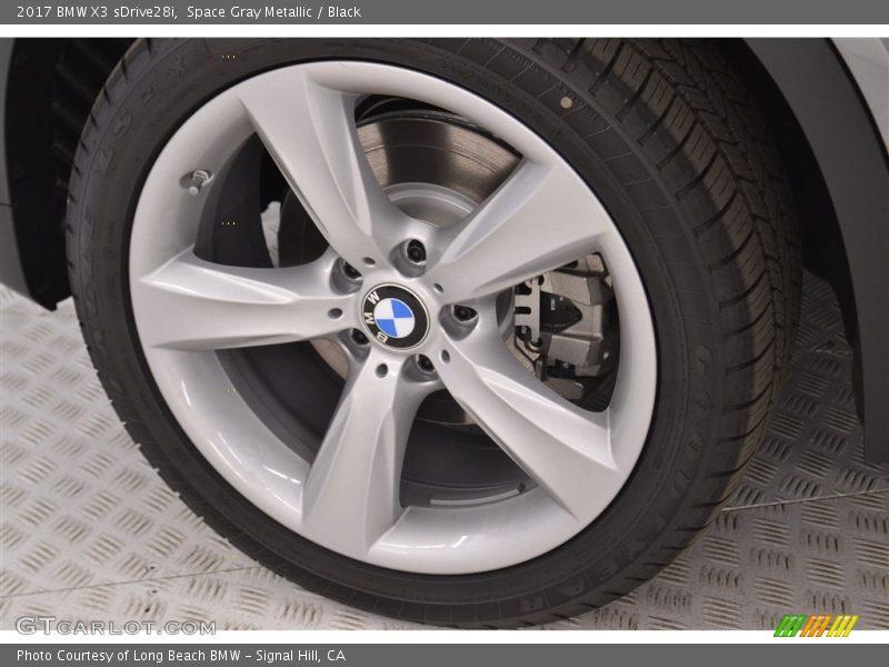 Space Gray Metallic / Black 2017 BMW X3 sDrive28i
