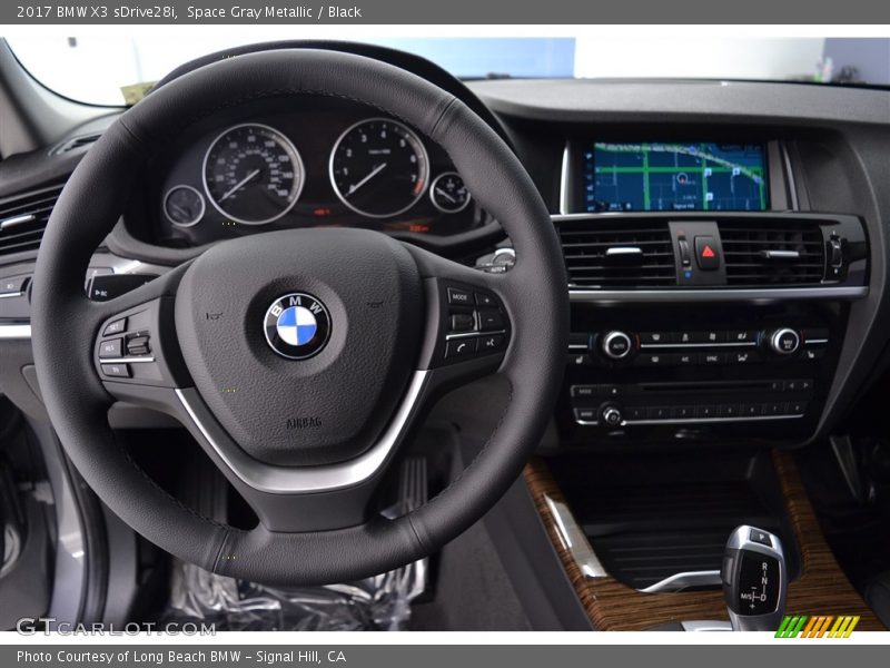 Space Gray Metallic / Black 2017 BMW X3 sDrive28i