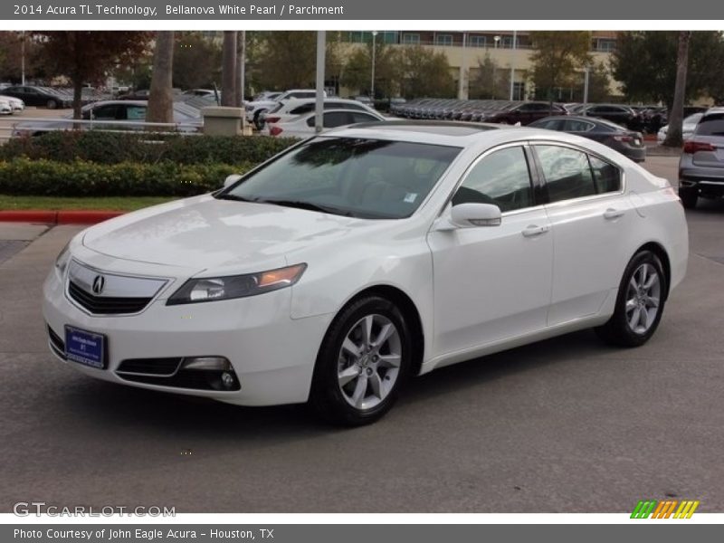 Bellanova White Pearl / Parchment 2014 Acura TL Technology