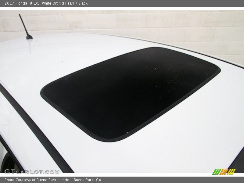 White Orchid Pearl / Black 2017 Honda Fit EX