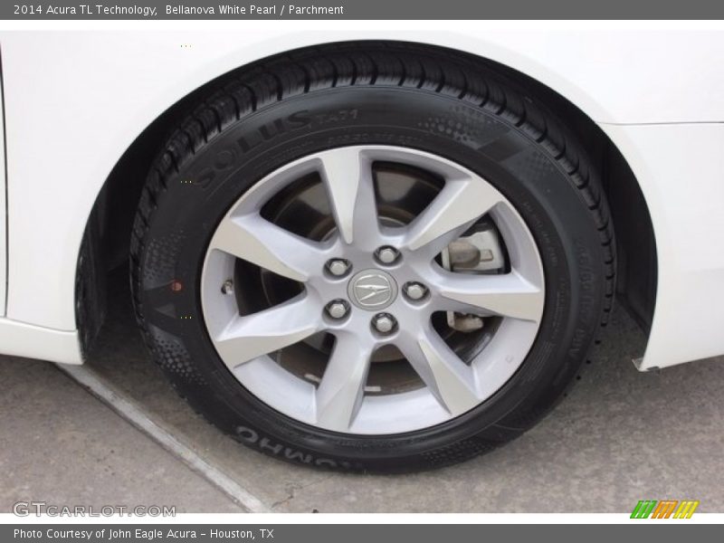 Bellanova White Pearl / Parchment 2014 Acura TL Technology