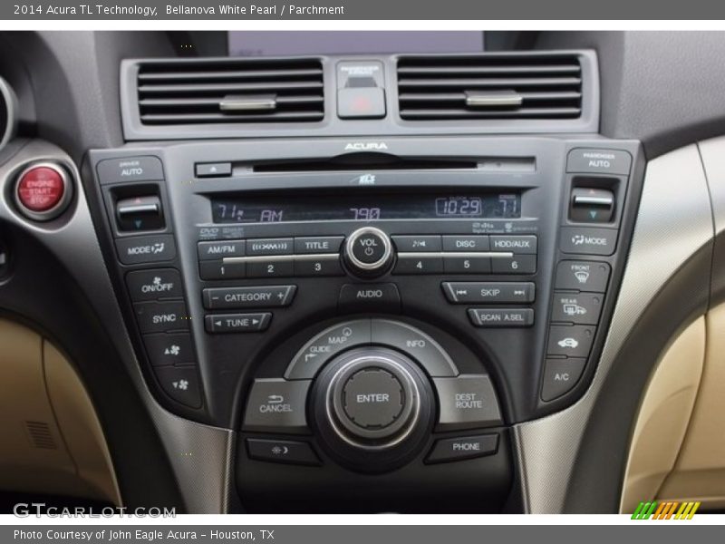 Bellanova White Pearl / Parchment 2014 Acura TL Technology