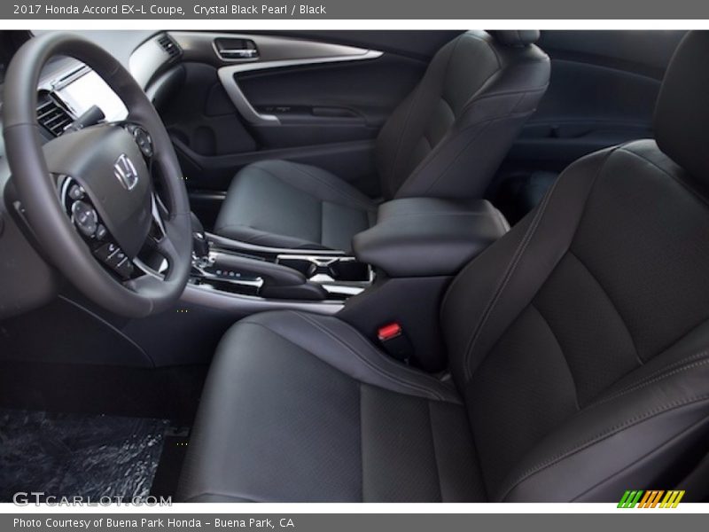 Front Seat of 2017 Accord EX-L Coupe