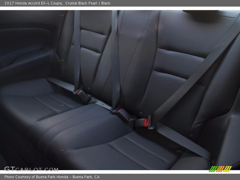 Rear Seat of 2017 Accord EX-L Coupe