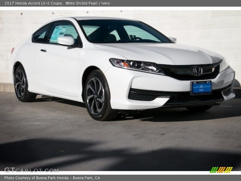 White Orchid Pearl / Ivory 2017 Honda Accord LX-S Coupe