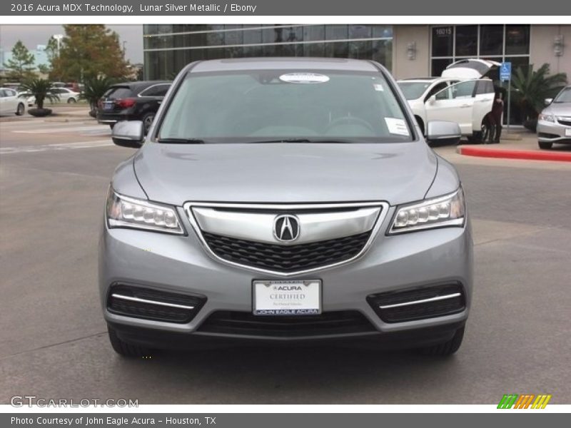 Lunar Silver Metallic / Ebony 2016 Acura MDX Technology