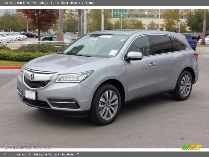 Lunar Silver Metallic / Ebony 2016 Acura MDX Technology
