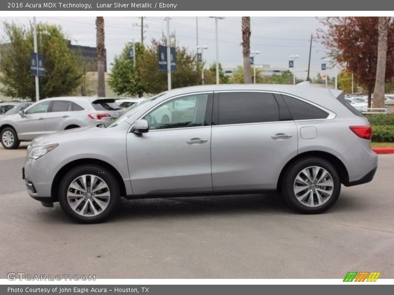 Lunar Silver Metallic / Ebony 2016 Acura MDX Technology