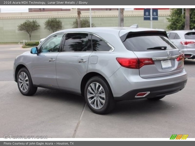 Lunar Silver Metallic / Ebony 2016 Acura MDX Technology