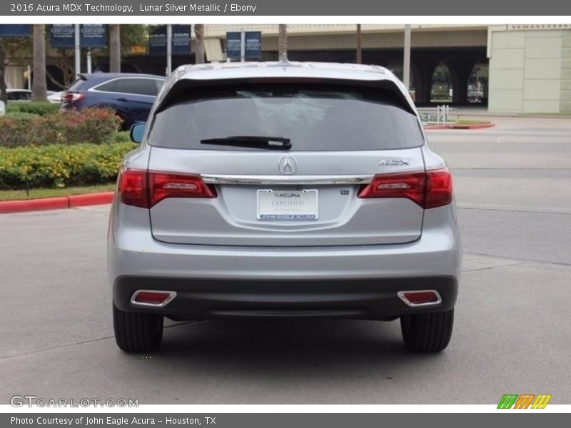Lunar Silver Metallic / Ebony 2016 Acura MDX Technology
