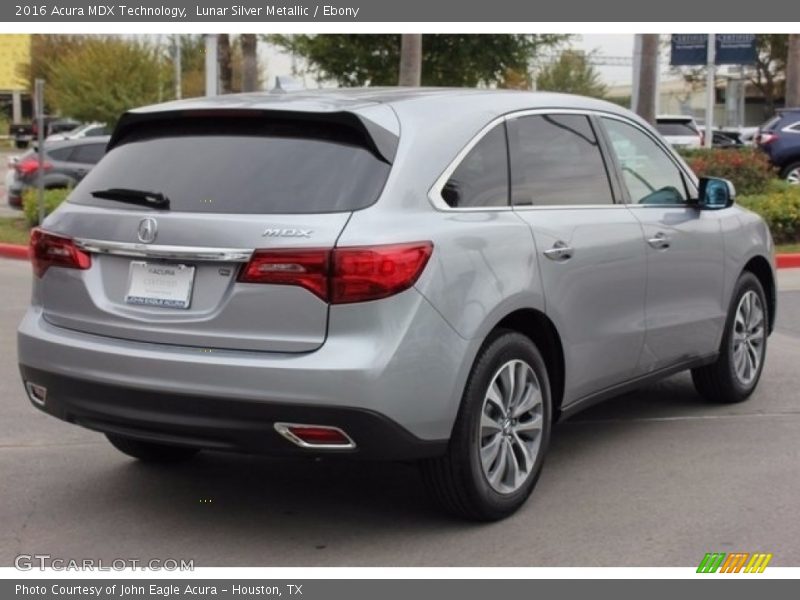 Lunar Silver Metallic / Ebony 2016 Acura MDX Technology
